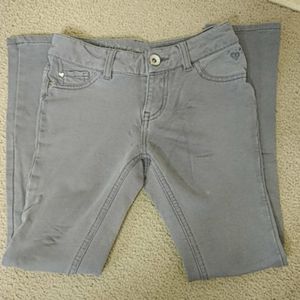 Justice Grey Stretch Skinny Jeans Sz 10 Slim